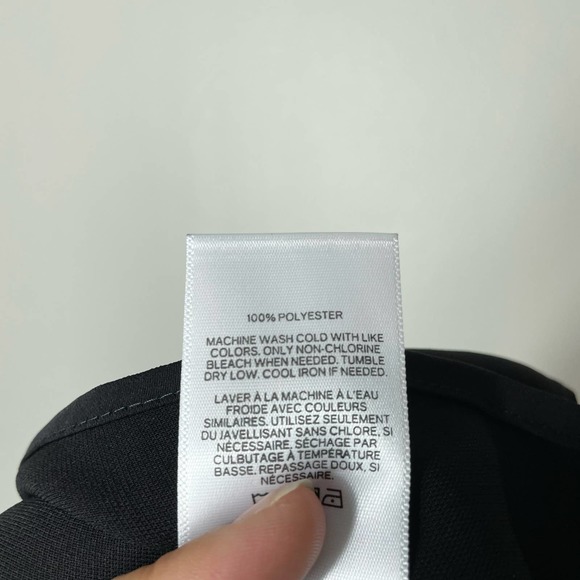 Express Black High Neck Blouse - Picture 4 of 4